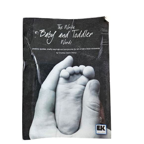 Baby And Toddler Words Book, Poetry, Quotes, Sayings And Scriptures, Scrapbook - Picture 1 of 5
